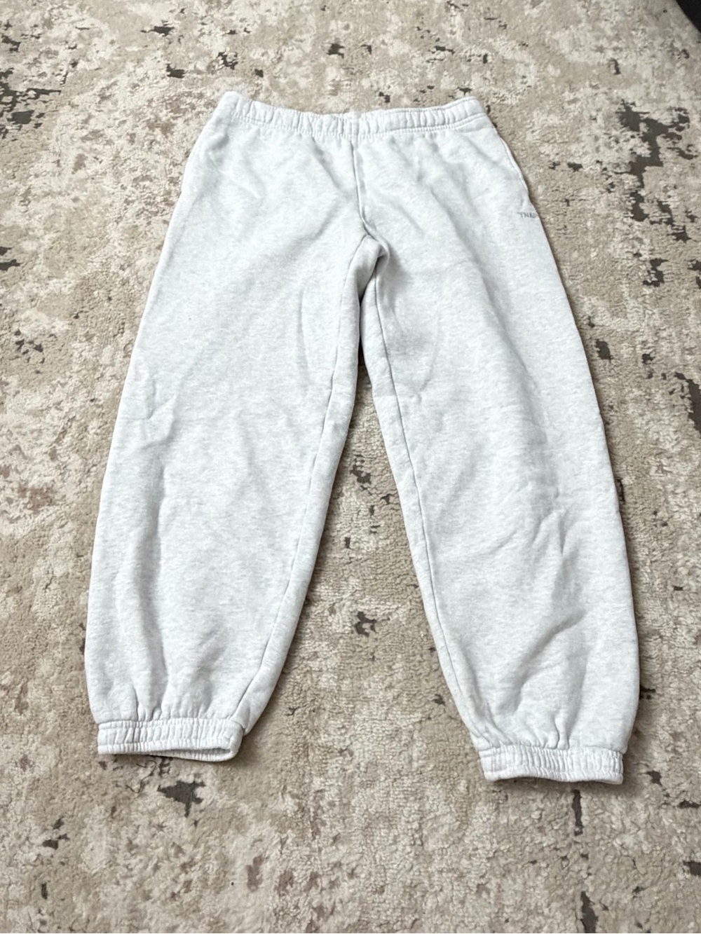 TNA Sweatfleece Cozy Fleece Gray Sweatpants Size Small